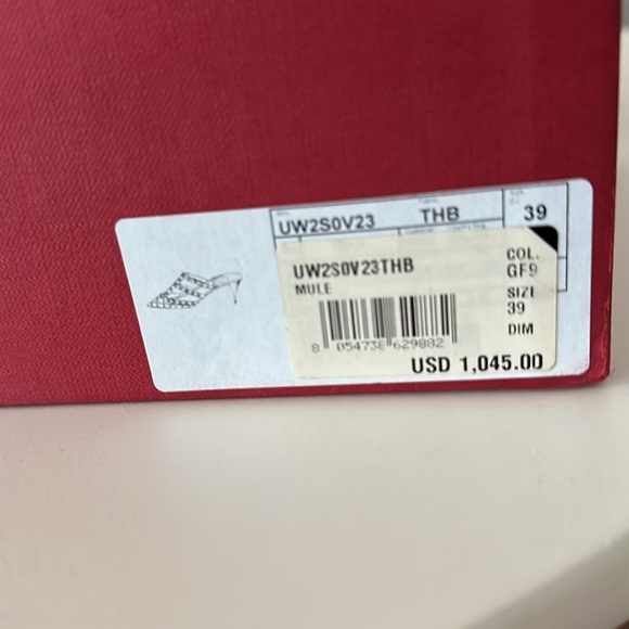 NIB Valentino Leather Rockstud Mules - Picture 11 of 12